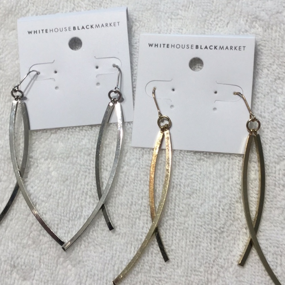 2 pair White House Black Market Earrings